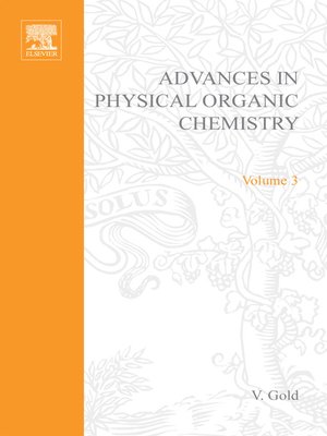cover image of Advances in Physical Organic Chemistry